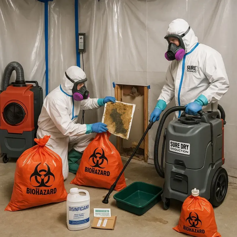 Contaminated Water Handling Protocols process in Larose, LA