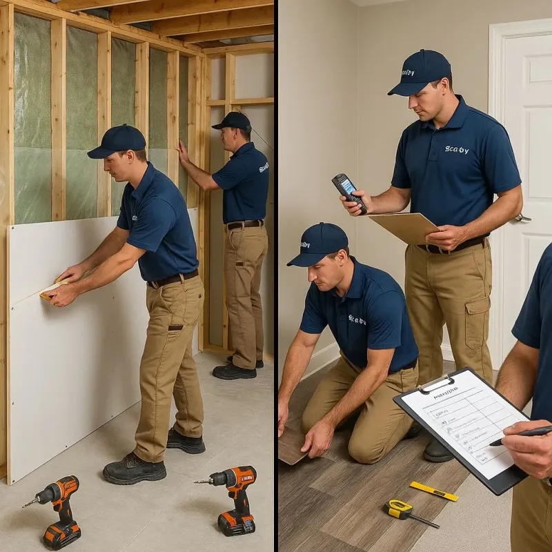 Repairs and Reconstruction process in Larose, LA